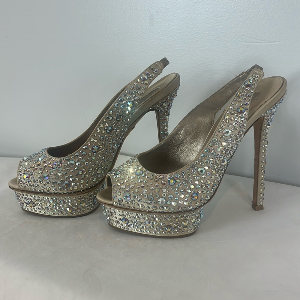 Le Silla Crystal Limited Platform Sandal - Picture 4 of 17